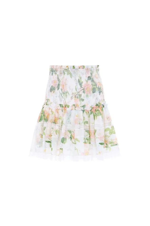 Needle and Thread Skirts Immortal Rose Poppy Smocked Micro Mini Skirt Multi 8211 Women