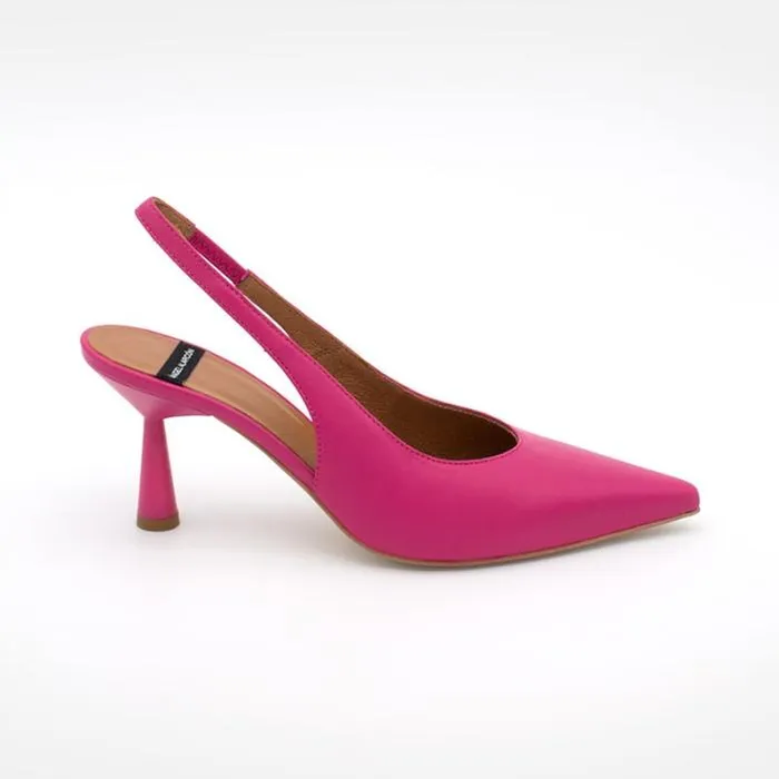 ngel Alarcn Heeled Shoes Woman MONICAMIN 8211 Leather High Heel Slingback Stilleto