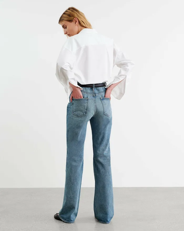 Nili Lotan MATTIA SHIRT Navy Women Tops