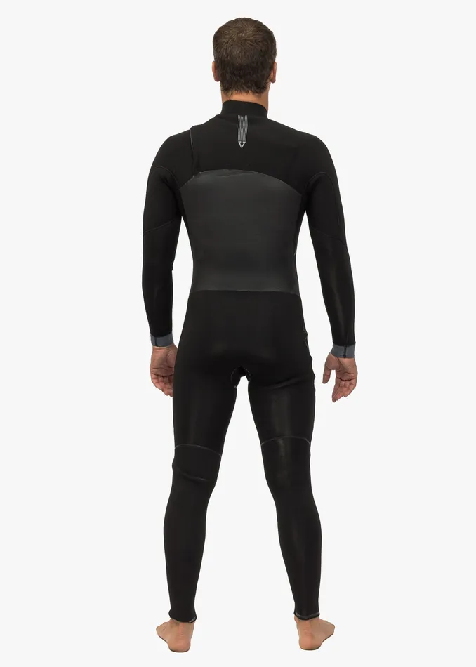 North Seas 43 Full Chest Zip Wetsuit Black North Seas Wetsuits Vissla Men North Seas 43 Full Chest Zip Wetsuit Black North Seas Wetsuits Vissla Men