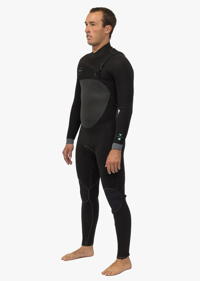 North Seas 43 Full Chest Zip Wetsuit Black North Seas Wetsuits Vissla Men North Seas 43 Full Chest Zip Wetsuit Black North Seas Wetsuits Vissla Men