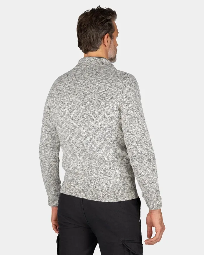 NZA New Zealand Auckland Knitwear SandColored Cotton Sweater With HalfZip 8211 Shimmering Sand 8211 Men NZA New Zealand Auckland Knitwear SandColored Cotton Sweater With HalfZip 8211 Shimmering Sand 8211 Men
