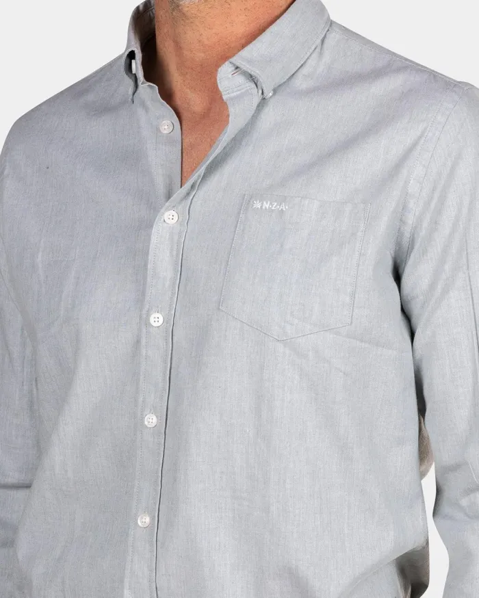 NZA New Zealand Auckland Shirts Light Green Solid Coloured Shirt 8211 Sage 8211 Men