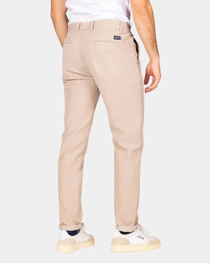 NZA New Zealand Auckland Trousers Corduroy Ecru Chino 8211 Chestnut 8211 Men