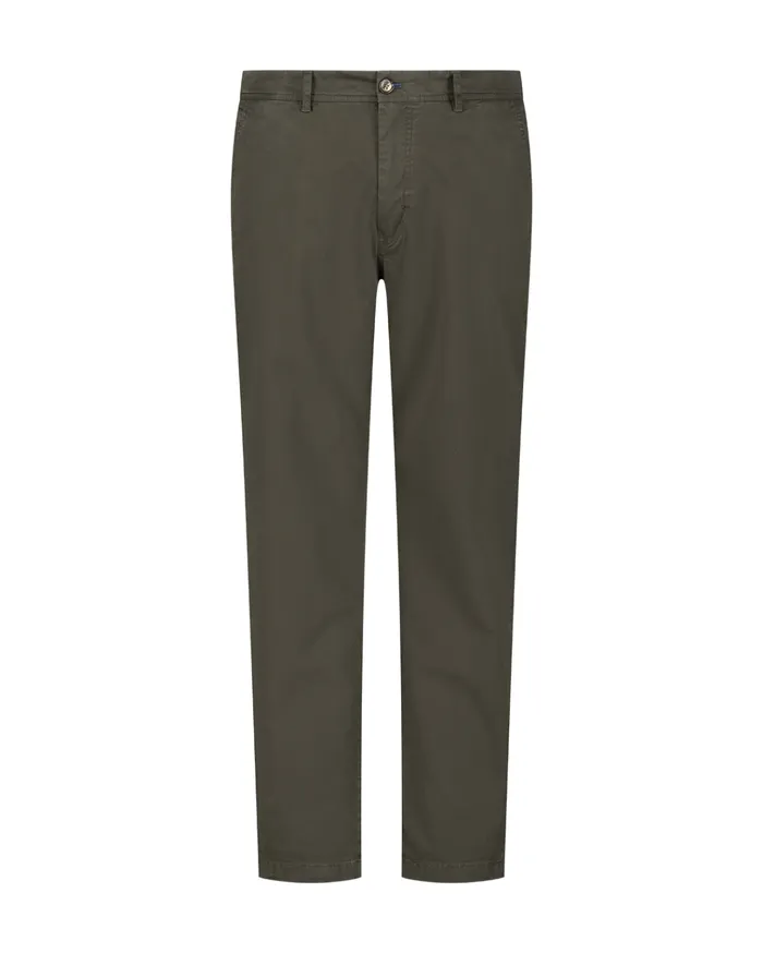 NZA New Zealand Auckland Trousers Dark Green Cotton Chino 8211 Gravel Green 8211 Men