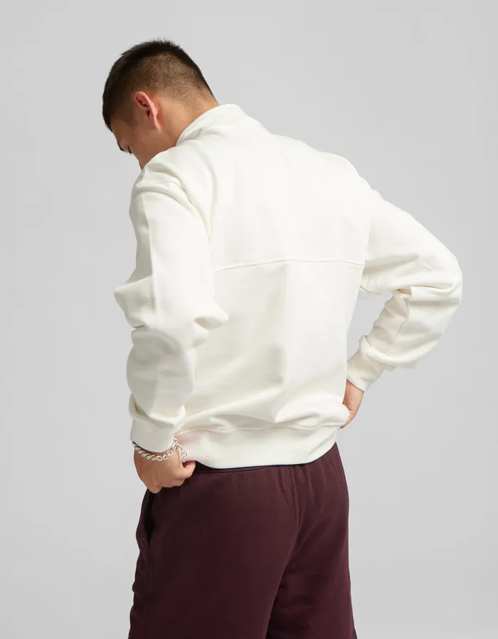 Organic Quarter Zip 8211 Misty Brown Men Quarter Zips Colorfulstandard