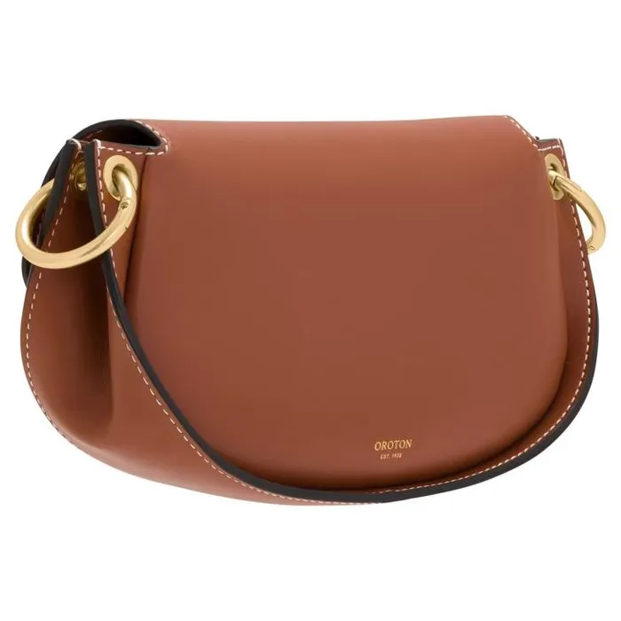 Oroton Baguette Bags Colt Small Baguette Brandy 8211 Women