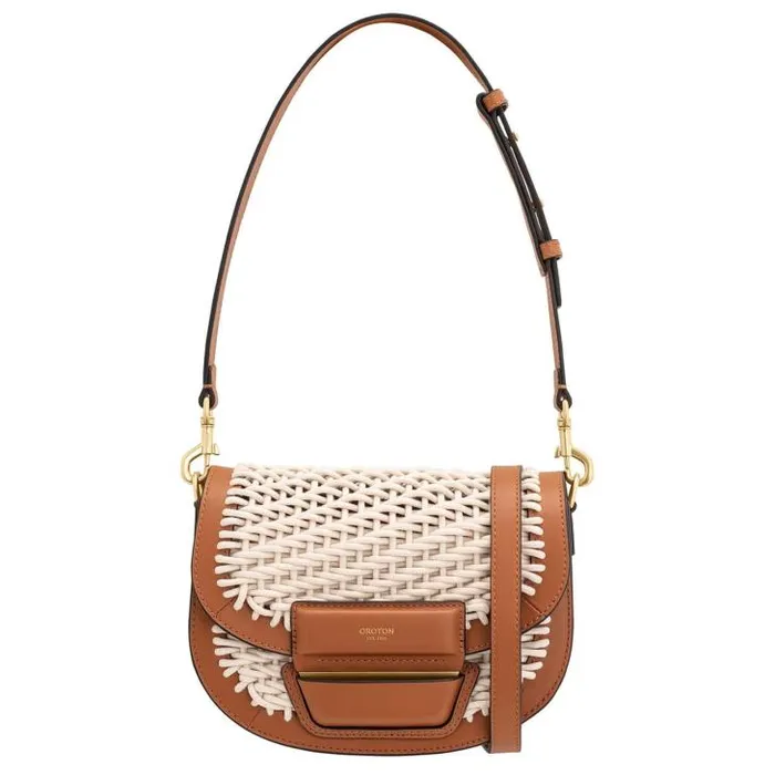 Oroton Crossbody Dahlia Collectable Saddle Bag Amber 8211 Women