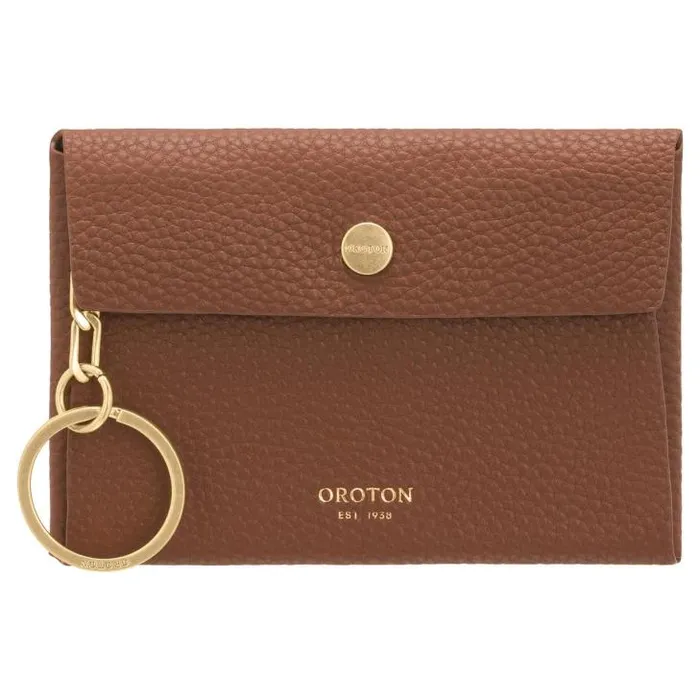 Oroton Keyrings Margot Keyring Pouch Whiskey 8211 Accessories
