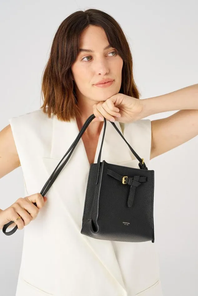 Oroton Mini Bags Margot Tiny Bucket Bag Black 8211 Women