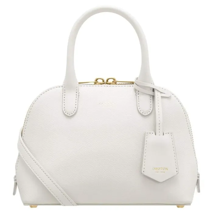 Oroton Mini Bags Muse Micro Griptop Paper White 8211 Women