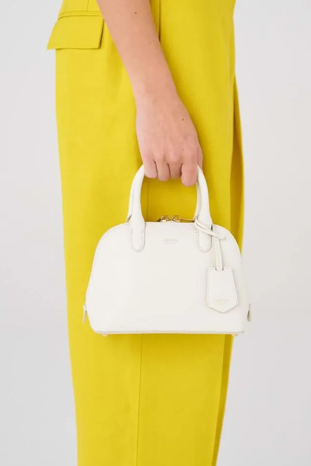 Oroton Mini Bags Muse Micro Griptop Paper White 8211 Women
