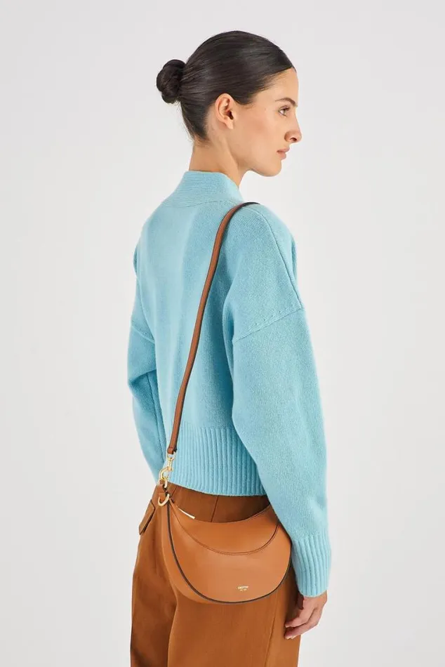 Oroton Sets Florence Small Shoulder Bag Cognac 8211 Women