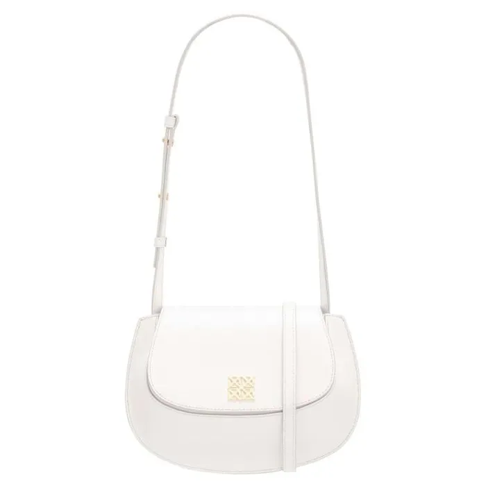 Oroton Shoulder Della Saddle Shoulder Bag Clotted Cream 8211 Women