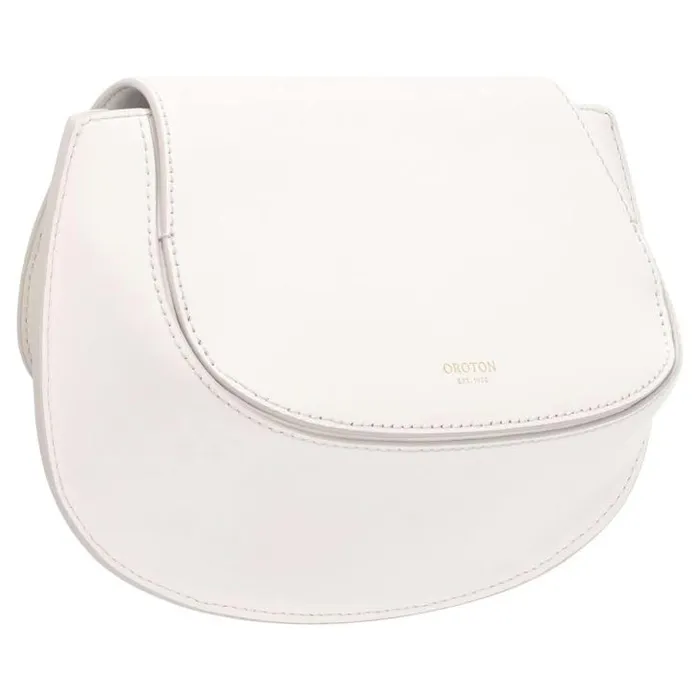 Oroton Shoulder Della Saddle Shoulder Bag Clotted Cream 8211 Women