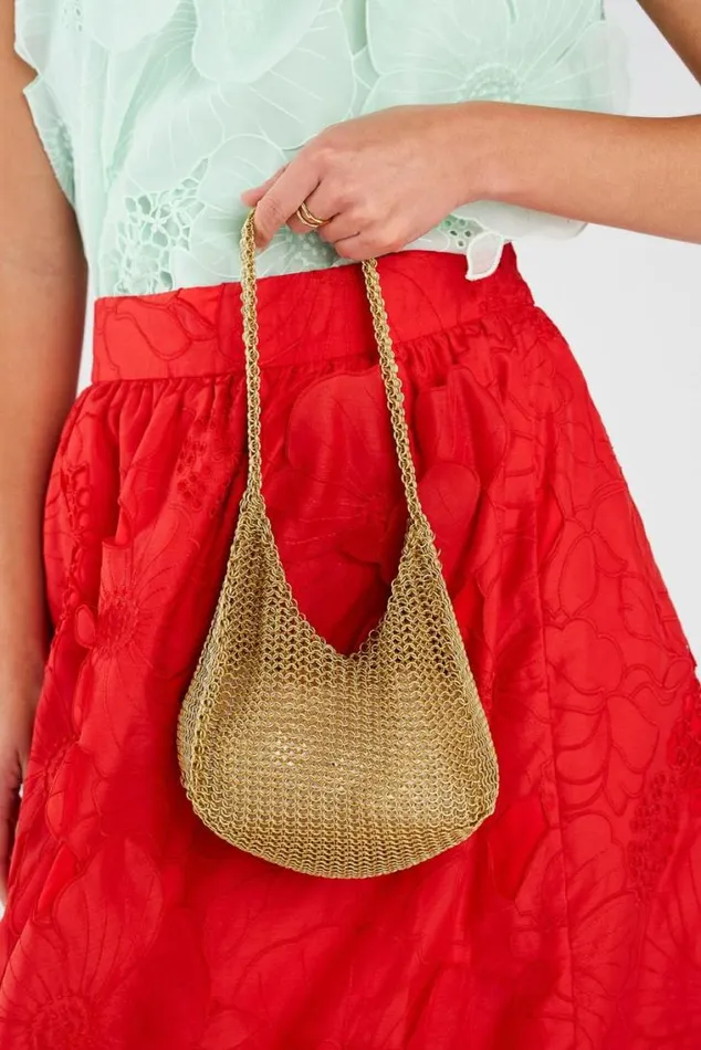 Oroton Shoulder Edie Bag Worn Gold Worn Gold 8211 Women