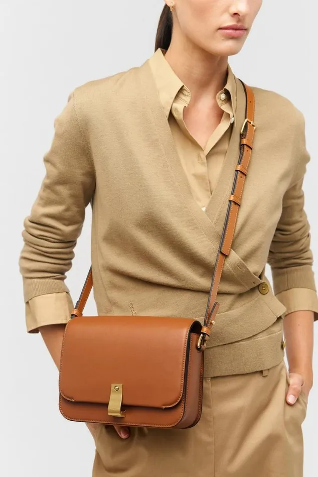 Oroton Shoulder Etta Large Day Bag Amber 8211 Women