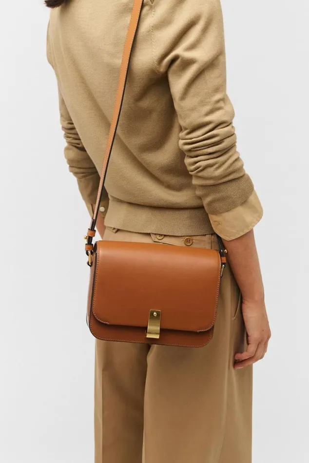 Oroton Shoulder Etta Large Day Bag Amber 8211 Women