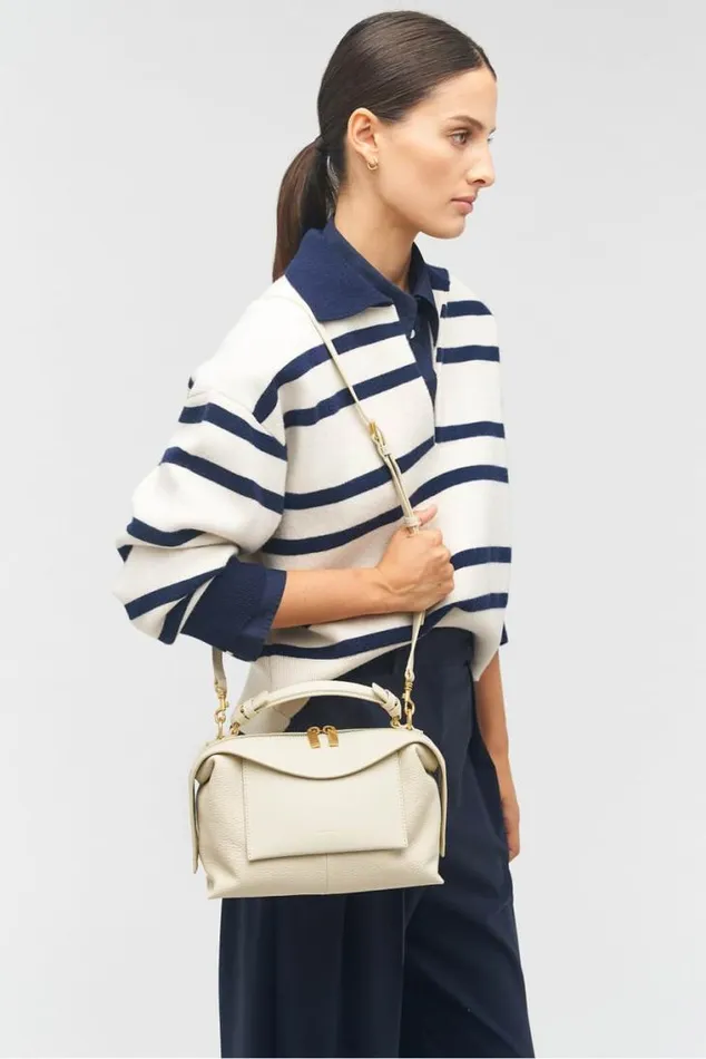 Oroton Shoulder Mica Small Bowler Cashew 8211 Women