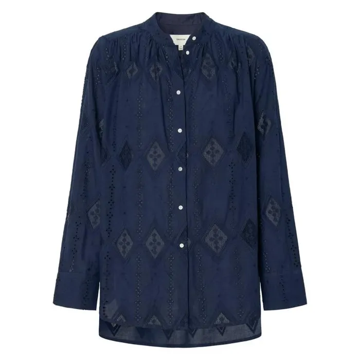 Oroton Tops Diamond Lace Tunic North Sea 8211 Women