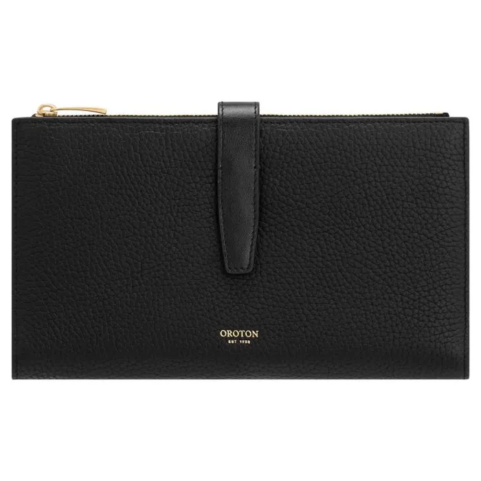 Oroton Wallets Fife Travel Wallet Black 8211 Accessories