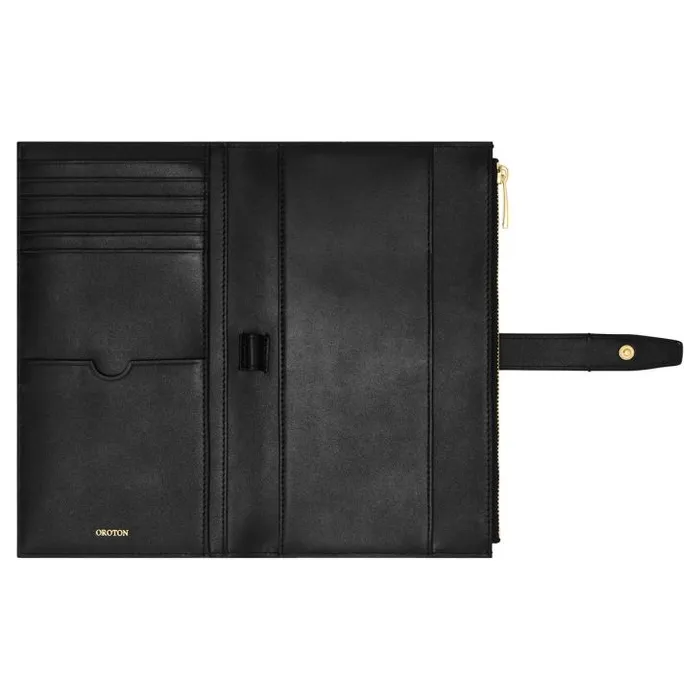 Oroton Wallets Fife Travel Wallet Black 8211 Accessories