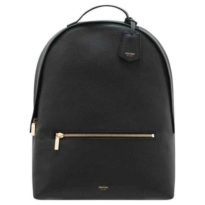 Oroton Work Margot Zip Backpack Black 8211 Women