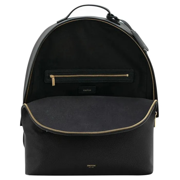 Oroton Work Margot Zip Backpack Black 8211 Women