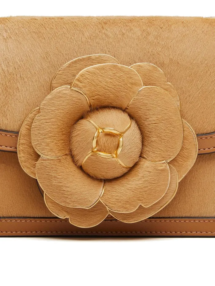 Oscar De La Renta Haircalf TRO Bag Nude Women Handbags Oscar De La Renta Haircalf TRO Bag Nude Women Handbags