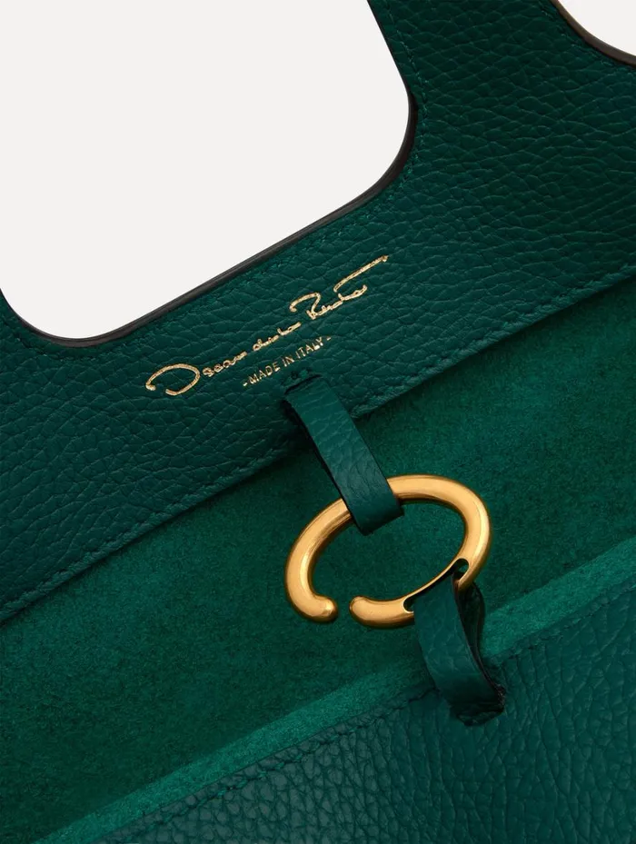 Oscar De La Renta The Mini Topaz Bottle Green Women Signature Handbags Oscar De La Renta The Mini Topaz Bottle Green Women Signature Handbags