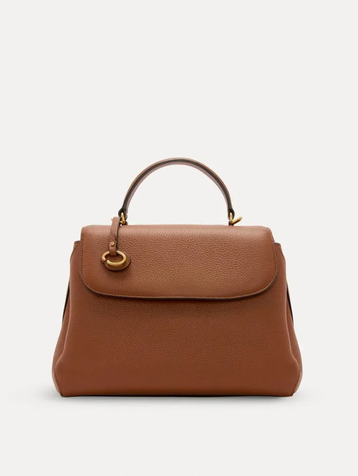 Oscar De La Renta The Poppy Cognac Women Handbags Oscar De La Renta The Poppy Cognac Women Handbags