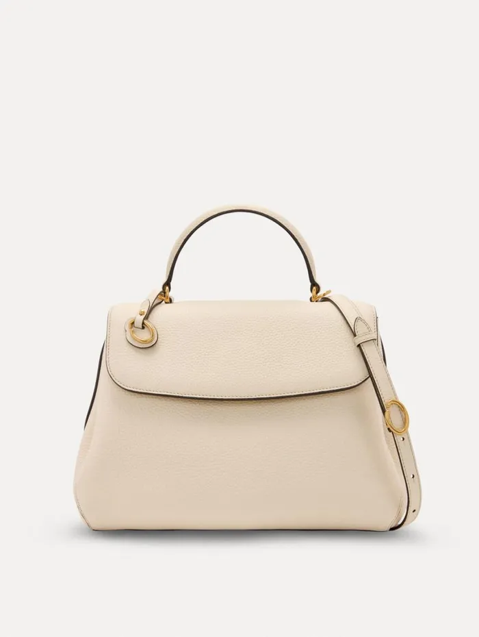 Oscar De La Renta The Poppy Ivory Women Handbags