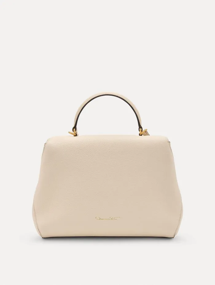Oscar De La Renta The Poppy Ivory Women Handbags Oscar De La Renta The Poppy Ivory Women Handbags