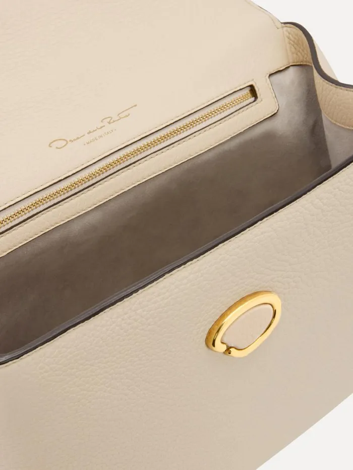 Oscar De La Renta The Poppy Ivory Women Handbags Oscar De La Renta The Poppy Ivory Women Handbags