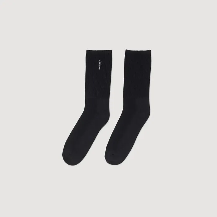 Other Accessories Men SANDRO Cotton Socks Black