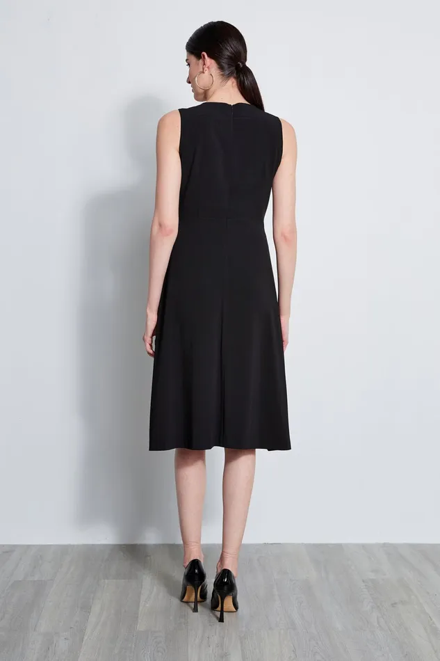 Outlet 8211 Women Dresses and Jumpsuits Elie Tahari Lace Applique Midi Dress Black
