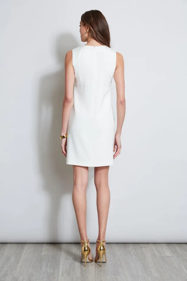 Outlet 8211 Women Sleeveless Dresses Elie Tahari Digital Floral Shift Dress Foam Multi