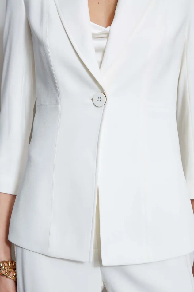 Outlet 8211 Women Suiting Elie Tahari Single Breasted Dart Blazer Foam