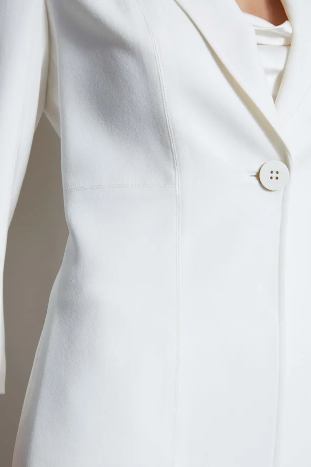 Outlet 8211 Women Suiting Elie Tahari Single Breasted Dart Blazer Foam