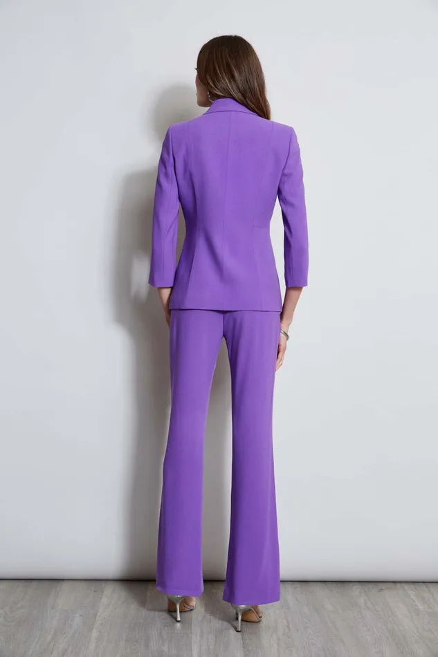 Outlet 8211 Women Suiting Elie Tahari Single Breasted Dart Blazer Violet