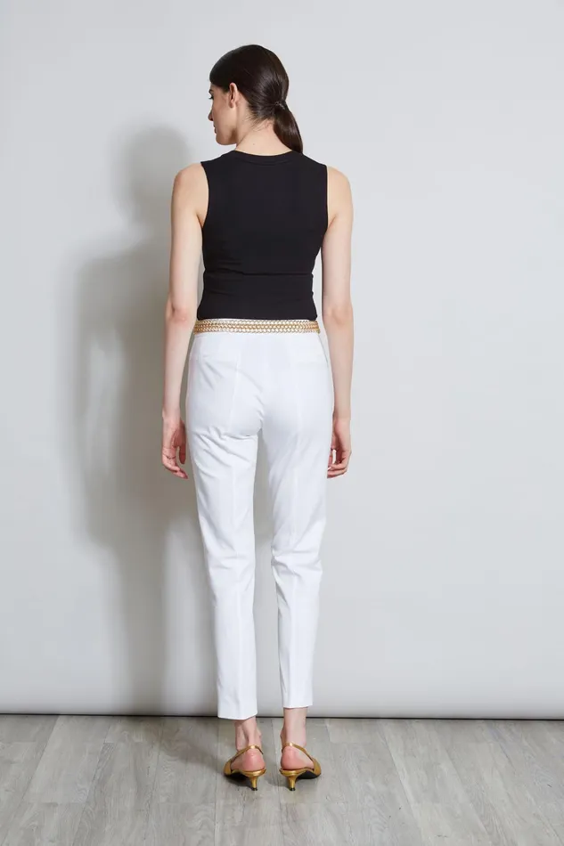 Outlet 8211 Women Tops Elie Tahari Rib Knit Scoop Tank Top Black
