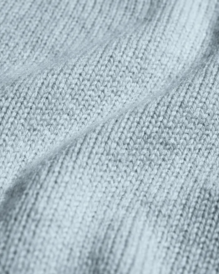 Oversized Merino Wool Crew 8211 Polar Blue Knit Sweaters Colorfulstandard Men