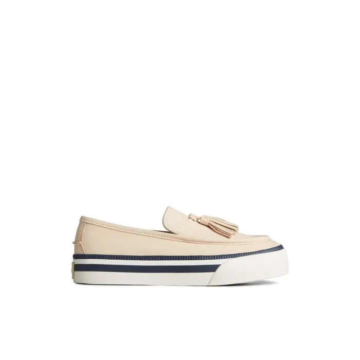 Oxfords and Loafers Women Sperry Sea Sailor Platform Sneaker White