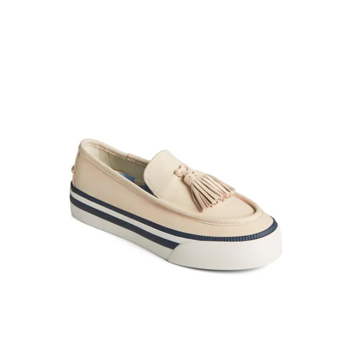 Oxfords and Loafers Women Sperry Sea Sailor Platform Sneaker White