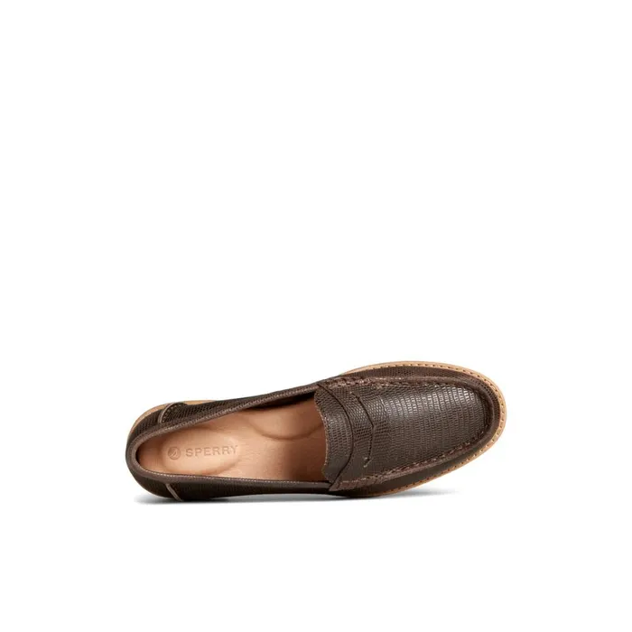Oxfords and Loafers Women Sperry Seaport Penny Loafer Brown