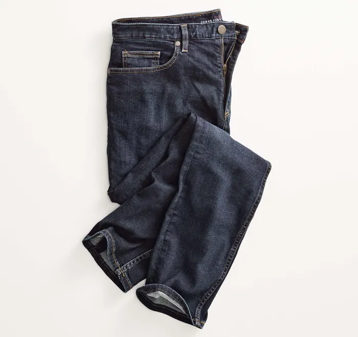 Pants and Jeans Denim Jeans Dark Wash 8211 Johnston and Murphy Men