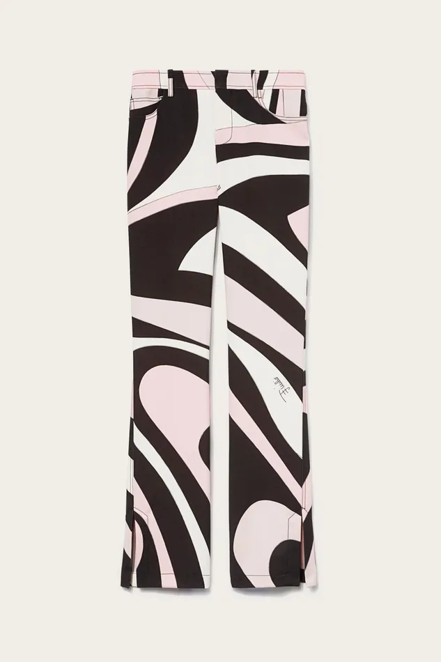 Pants And Shorts Women PUCCI MarmoPrint Trousers