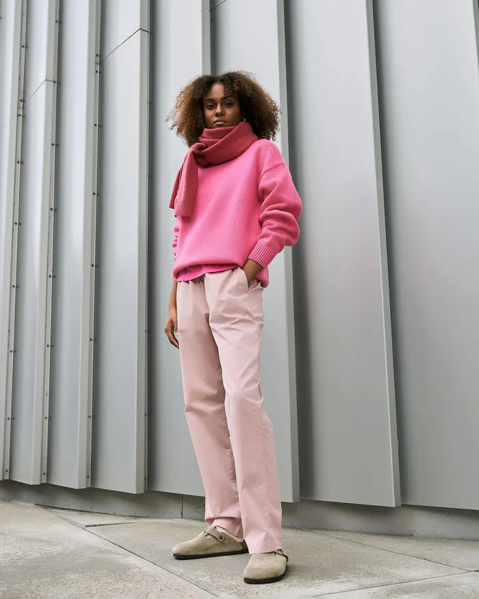 Pants Organic Twill Pants 8211 Faded Pink 8211 Colorfulstandard Women