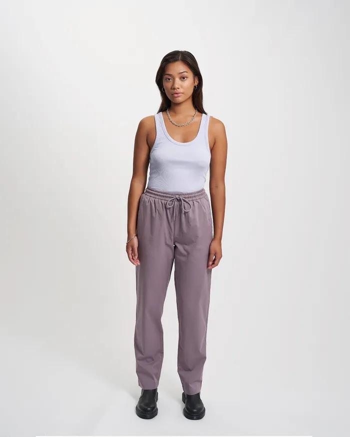Pants Women Colorfulstandard Organic Twill Pants 8211 Lava Grey
