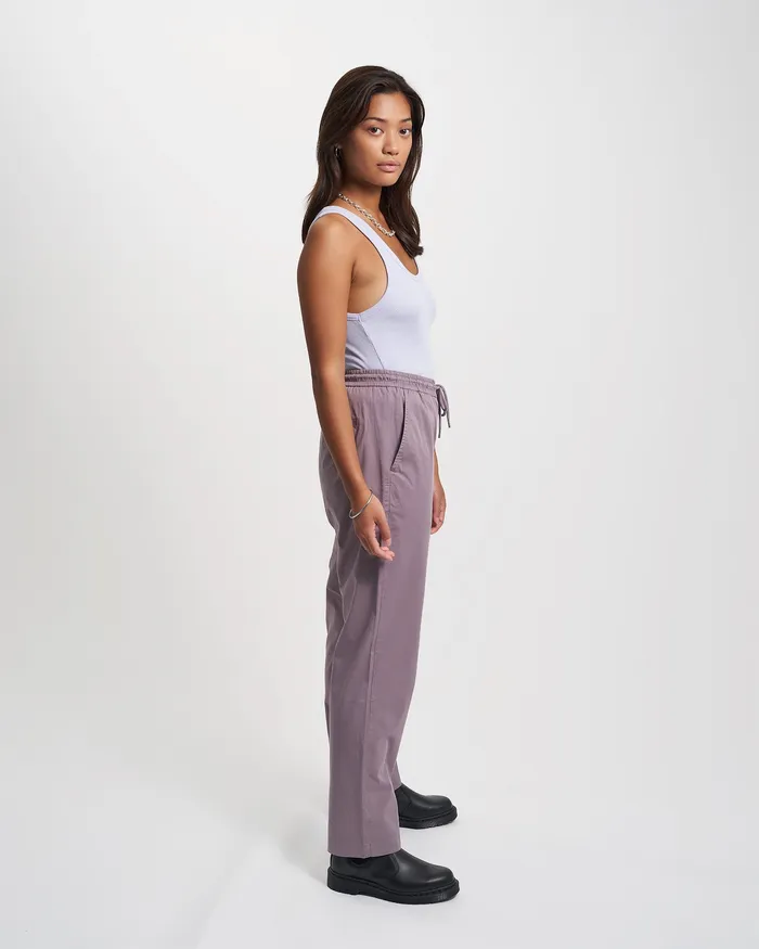 Pants Women Colorfulstandard Organic Twill Pants 8211 Lava Grey